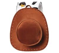 Disney Toy Story Kinderrucksack, Woody Jungen Tasche Mit 3D Cowboyhut Design, Rot, One Size