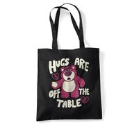 Disney Toy Story Lotso No Hugs Wiederverwendbare Tragetasche für Einkauf & Reisen, Schwarz