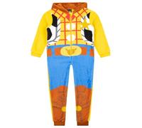 Disney Toy Story Onesie Kinder | Schlafoveralls Für Jungen | Onesie Kinder Kuschelig Gelb 128