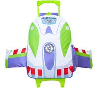 Disney Toy Story Rucksack Kinder mit Rädern 16L, 2-in-1 Buzz Lightyear Trolley Rucksack, Leicht Kleine Tasche mit Ausziehbarem Griff & Flügeln, Geschenke Kinder (Multi Buzz Lightyear)