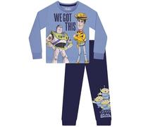Disney Toy Story Schlafanzug Jungen, Woody Und Buzz Lightyear Pyjama Kinder, Toy Story Schlafanzüge Für Jungen, Blau 122