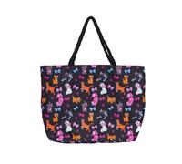 Disney Tragetasche für die Reisetasche: Hunde, Dame, Tramp, Dalmatiner oder Katzen, Figaro, Grinsekrete, mehrfarbig, Einheitsgröße