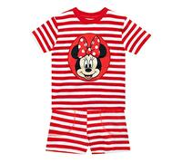Disney TShirt Und Shorts Set | Minnie Mouse Strandtuch Shirt Und Short Kinder | Mini Mouse Mädchen Sommer Bekleidungssets Mehrfarbig 128