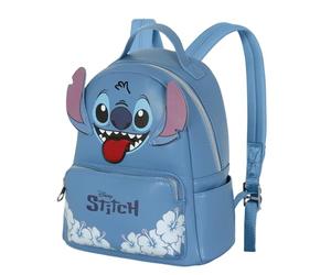 Disney Unisex 04808 Kleiner Fashion Rucksack Tongue, Blau Stitch, Einheitsgröße