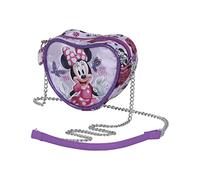 Disney Unisex 04875 Mini Herz Schultertasche Butterflies, Lila, Einheitsgröße
