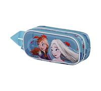 Disney Unisex 05291 3D Doppelfedermäppchen Enchanted, Blau, Einheitsgröße