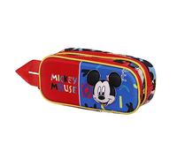 Disney Unisex 05665 3D Doppelfedermäppchen Joyful, Blau, Einheitsgröße