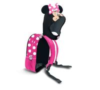 Disney Unisex 06316 Hood Kapuzen-Rucksack Clever, Minnie Schwarz, Einheitsgröße