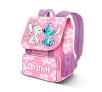 Lilo und Stitch Pink-EXP Ausbaufähig Rucksack, Rosa, 30 x 45 cm, Kapazität 28 L