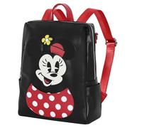 Karactermania Disney Minnie Mouse Face Shield Backpack Schwarz Kinder