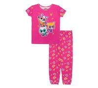 Disney Unisex-Erwachsene 2-Piece Snug-fit Cotton Pajama Set Pyjamaset, Go Super Kitties, 6 (2er Pack)