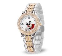 Disney Unisex-Erwachsene Analog Japanisches Quarzwerk Uhr mit Metall Armband WDS001198