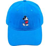 Disney Unisex-Erwachsene Mickey Mouse Embroidered Cotton Adjustable Dad Hat with Curved Brim Baseballkappe, Königsblau, Einheitsgröße