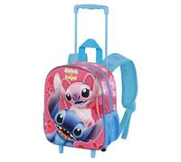 Disney Unisex Kinder 04789 Kleiner 3D Rucksack mit Rädern Match, Rosa Match, Einheitsgröße