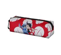 Disney Federmäppchen Lilo und Stitch Kiss-Fan Quadrat 2.2, 22 x 9 cm, Rot