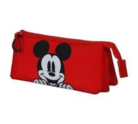 Disney Unisex Kinder 06667 Dreifach Federmäppchen Red, Rot, Einheitsgröße
