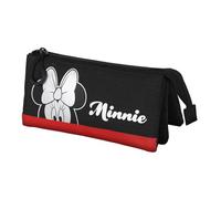 Disney Federmäppchen Minnie Maus Sparkle-HS Silver Schwarz 23 x 11 cm