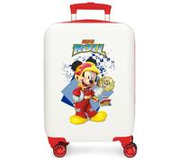 Disney Unisex Kinder Mickey & Minnie Joy Gepäck- Kindergepäck, Weiß, Cabina 50