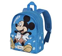 Disney Unisex Kinder Zaino Prescolare Joy Lean Vorschulrucksack, Micky Maus Blau ,Einheitsgröße