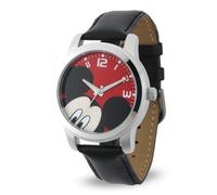 Disney Unisex W001842 Mickey Mouse Analog Display Analog Quartz Black Watch
