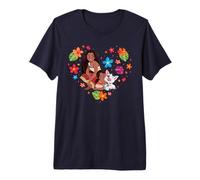 Disney Vaiana 2 Vaiana Simea and Pua Tropical Heart Sisters Premium T-Shirt