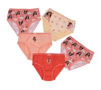 Disney Vaiana/Moana, 5er-Pack Slips für Mädchen, 4-5 Jahre: 110cm, Mehrfarbig