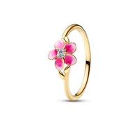 Disney Vaiana Ring Blume, IP Gold, Emaille, Zirkonia