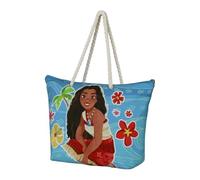 Disney Vaiana Sea-Soleil Strandtasche, Blau, 52 x 37 cm
