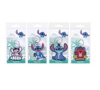 Disney Vier verschiedene Schlüsselanhänger 2D Lilo & Stitch PVC 4 8 x 8 cm