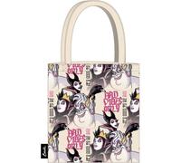 CERDÁ LIFE'S LITTLE MOMENTS Disney Villanas Shopping-Tasche, Schwarz, 36 x 39 x 0,4 cm, 2 Griffe, aus Polyester und Baumwolle, bedruckt mit Disney-Schurken, Schwarz, Zeitgenössisch