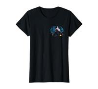 Disney Villains Alphabet Monogram Letter U for Ursula T-Shirt, Damen, Schwarz, L