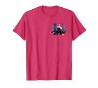 Disney Villains Alphabet Monogram Letter U for Ursula T-Shirt, Herren, Rot Meliert, L