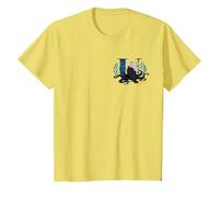 Disney Villains Alphabet Monogram Letter U for Ursula T-Shirt, Kinder, Gelb, 104