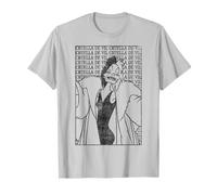 Disney Villains Cruella De Vil Word Wall Portrait Poster T-Shirt