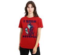 Disney Villains Damen Maleficent Seek Revenge Sleeping Beauty Ladies Shirt, Red, Rot, XL EU