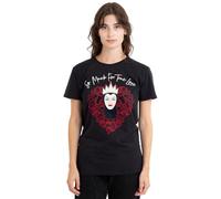 Disney Villains Damen The Evil Queen Valentine's Day True Love Ladies Shirt, Black, Schwarz, M EU