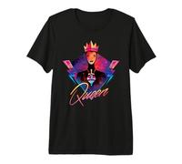 Disney Villains Evil Queen Neon 90s Rock Band Premium T-Shirt