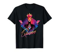 Disney Villains Evil Queen Neon 90s Rock Band T-Shirt