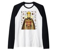 Disney Villains Evil Queen Vintage Art Style Collage Raglan