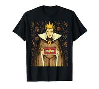 Disney Villains Evil Queen Vintage Art Style Collage T-Shirt