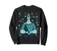 Disney Villains Hades Hercules Vintage Art Style Collage Sweatshirt