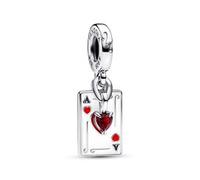 Disney Villains Herzkönigin Charm-Anhänger 925er Silber