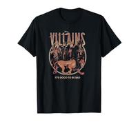 Disney Villains It's Good To Be Bad Group Poster T-Shirt