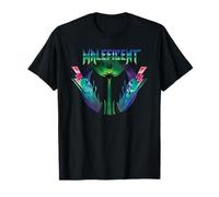 Disney Villains Maleficent 90s Rock Band Neon T-Shirt