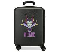 Disney Villains Maleficent Kabinenkoffer Schwarz 38x55x20 cm Starres ABS Seitliches Zahlenschloss 35L 2 kg 4 Doppelrollen Handgepäck