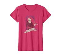 Disney Villains Mother's Day Mother Knows Best Vintage T-Shirt, Damen, Rot Meliert, S