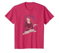 Disney Villains Mother's Day Mother Knows Best Vintage T-Shirt, Kinder, Rot Meliert, 152