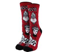 Disney Villains Socken für Frauen | Casual Novelty Dress Socken | Disney Geschenke für Sie - Villians EU 37 - 42