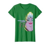 Disney Villains the Little Mermaid Ursula Totally Fabulous T-Shirt, Damen, Dunkelgrün, L