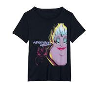 Disney Villains the Little Mermaid Ursula Totally Fabulous T-Shirt, Damen Große Größen, Schwarz, 3X